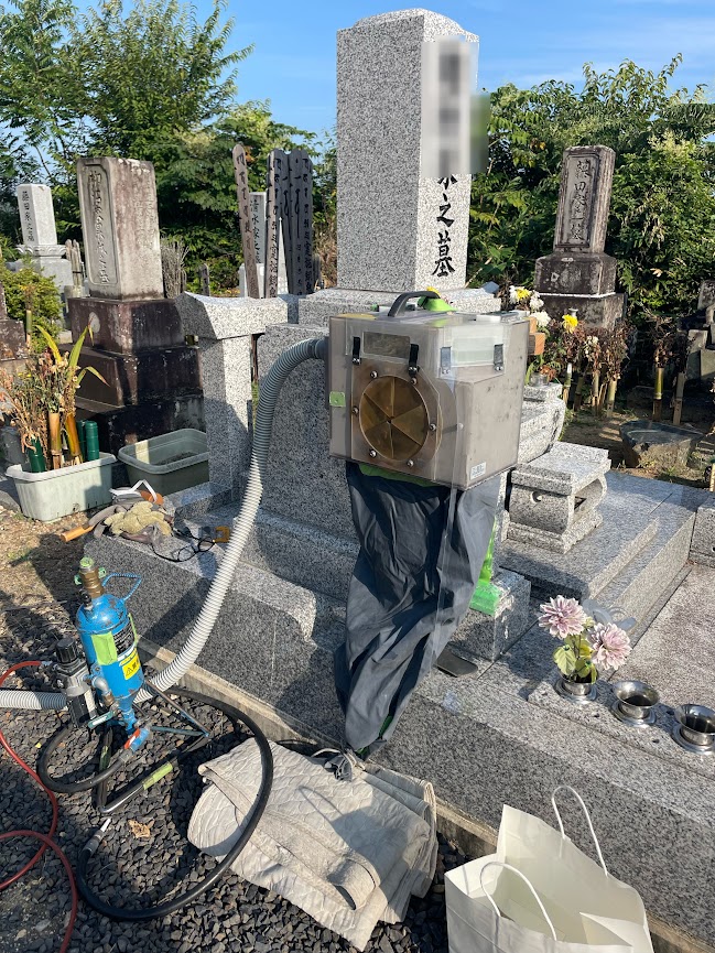 お戒名現場彫刻